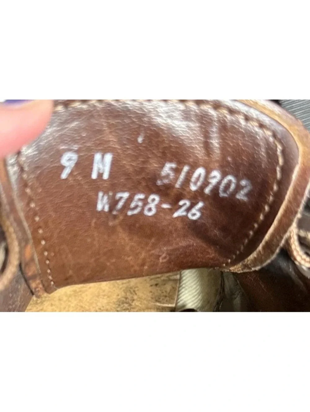 Vintage Brown Two-Tone Brogues or Saddle Shoes size 9 men or 10.5 women Vibram